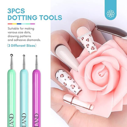 Saviland 6pcs nail art brushes