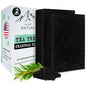 iHeart All Natural Antifungal Soap (2 Packs) Infused with Tea Tree Oil and Charcoal, Refreshing Peppermint Essential Oil Scent - Deep Cleanses, and Hydrates - Perfect for Achieving a Radiant Skin