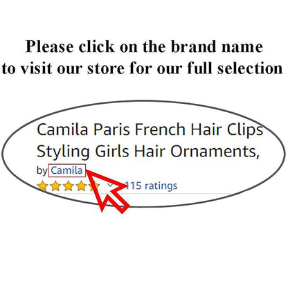 Camila Paris AD66S French Side Comb Large Curved Tortoiseshell Crystals Hair Combs for Women Fine Hair, Strong Hold Hair Comb for Women Bun Chignon Up-Do Styling Girls Hair Accessories, Made in France
