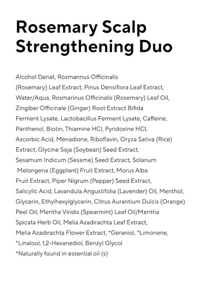 AROMATICA Rosemary Scalp Strengthening Enhancer Duo Set - Scalp Serum For Hair Growth & Itchy Scalp Treatment with Rosemary Oil | Dandruff Treatment And Oily Scalp Moisturizer, Mothers day gifts