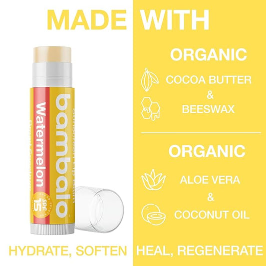 4-Pack Watermelon SPF 15 Lip Balm