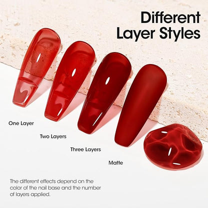Gellen Red Gel Nail Polish