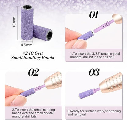 Melodysusie 50 pcs nail drill
