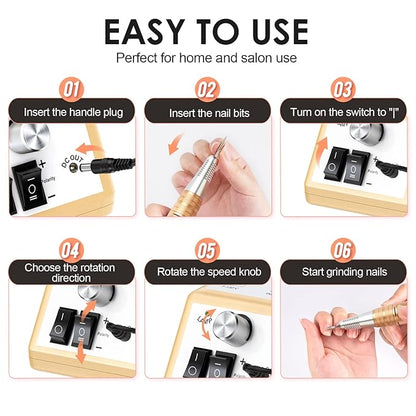 Subay professional electric nail drill