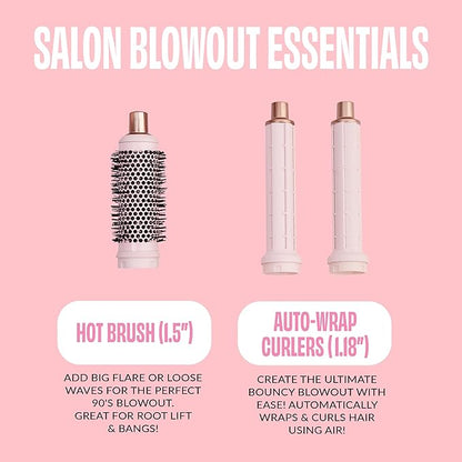 FoxyBae Super Styler Pro Interchangeable 5 in 1 Hair [Blush]