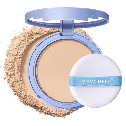 Oil Control Face Pressed Powder, Matte and Smooth Face 35Oz