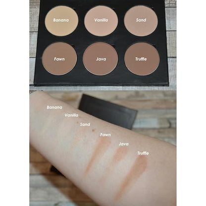 Banana Setting Highlighting Pressed Powder Makeup - Yellow