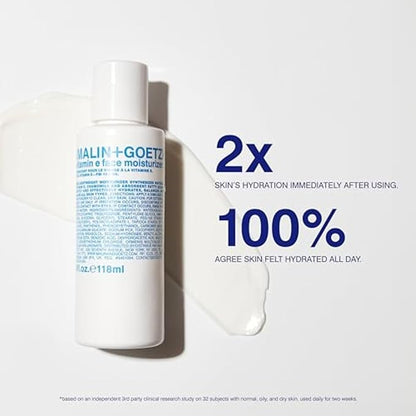 MALIN+GOETZ Vitamin E Face Moisturizer, 4.0 Ounce