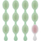 Bridesmaid Proposal Gifts 8pcs Mini Travel Brush bachelorette party accessories Cute hair Brush for Wedding Party Favors for Wedding Party Favors (White&Sage Green, 12pcs)