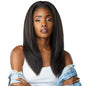 Sensationnel Curls Kinksandco Half Wig - Alpha Woman Synthetic Instant Weave Updo Full Cap for Natural 3C to 4C Hair Textures (1 JETBLACK)