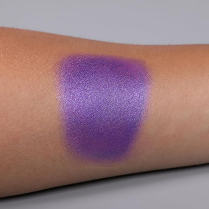 IS'MINE Single Purple Shimmer Eyeshadow Powder Palette High Pigment, Longwear, Intense Color Best Purple Violet Eyeshadow