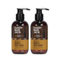 Every Man Jack Sandalwood Beard + Face Wash - Made w/Naturally Derived Ingredients like Aloe Vera & Coconut - 6.7oz (2 Pack)