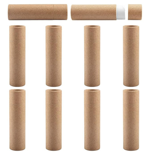 10 Pcs 25g Paperboard Lip Balm