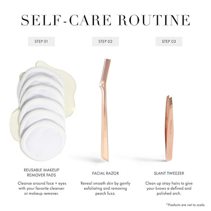 Tweezerman Rose Gold Facial Razor