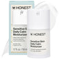 Honest Beauty Sensitive Skin Daily Calm Lightweight Moisturizer | Reduces Redness, Hydrates, + Calms Skin | Hypoallergenic, Fragrance Free, Vegan | 1.7 fl oz
