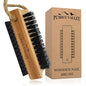 Wooden cleaning finger nail brush