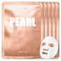 LAPCOS Pearl Sheet Mask, Daily Face Mask with Probiotics to Clarify Skin, Korean Beauty Favorite, 5-Pack
