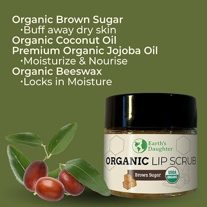 Organic Brown Sugar Lip Scrub –