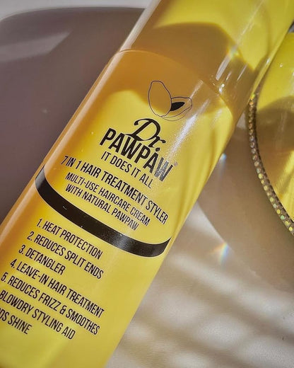 Dr. PawPaw It Does It All 7 In 1 Hair Treatment Styler - Cruelty-Free Heat Protection Spray for Hair - Ideal Heat Spray Protection for Hair - 5 oz
