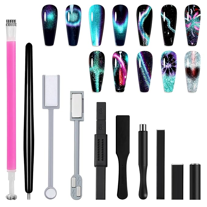 Allstarry 10pcs nail magnet tool
