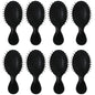 Bridesmaid Proposal Gifts - 8 Pieces Mini Travel Brush Set for Bachelorette Party and Wedding Favors (Black)