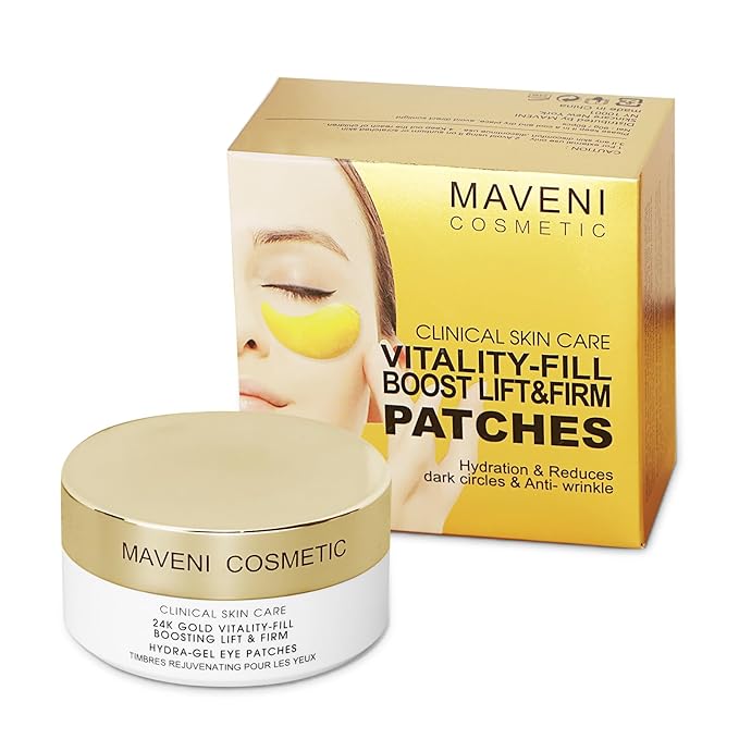 24k gold vitality-fill eye patches