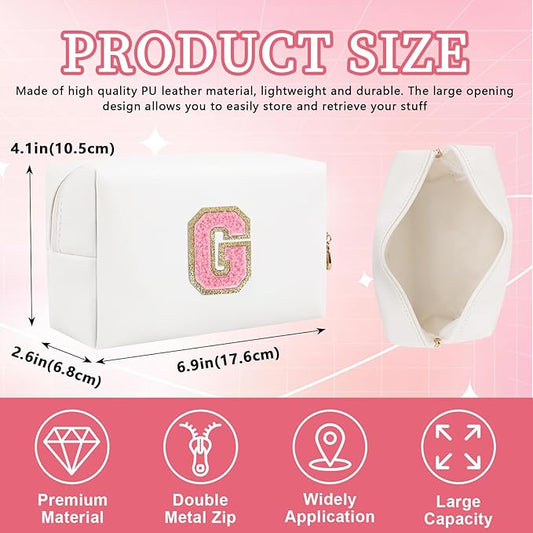Personalized initial letter patch makeup
