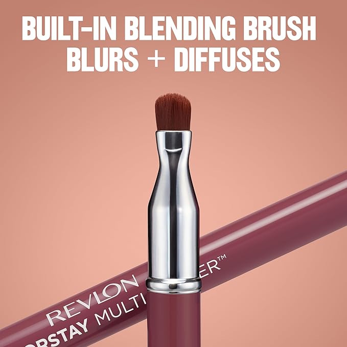 Revlon ColorStay Multi-Liner, Creamy Formula, Multiuse For Lips, Eyes & Face, Precision Brush for Easy Blending, 005 Off Roading
