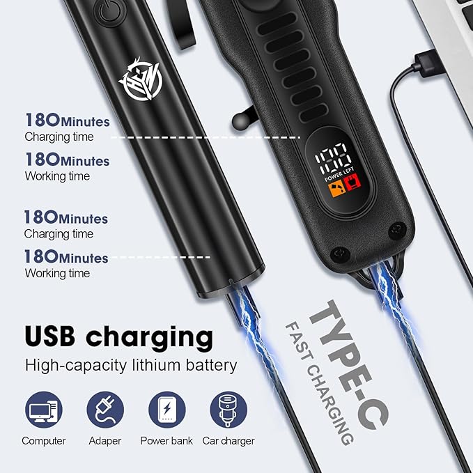 Professional Hair Clippers Set for