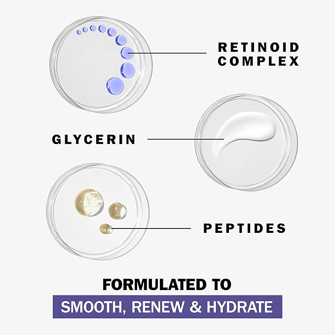 Olay Retinol Face Moisturizer, 24 MAX Anti-Aging Night Cream for Women, Fragrance-Free, Non Greasy - Anti-Wrinkle, Smooth Fine Lines, Tightening, Hydrating Skin Care - Peptides, Glycerin, 1.7 Oz