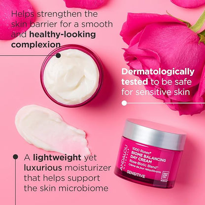 Andalou Naturals 1000 ROSES® Biome Balancing Day Cream