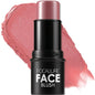 FOCALLURE Cream Blush Makeup,Buildable Blush Stick for Cheeks,Matte Stick,ROSE MARBLE
