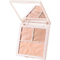 3 Colors Blush Palette For Cheek Makeup, Matte Sunset Orange, 0.37Oz