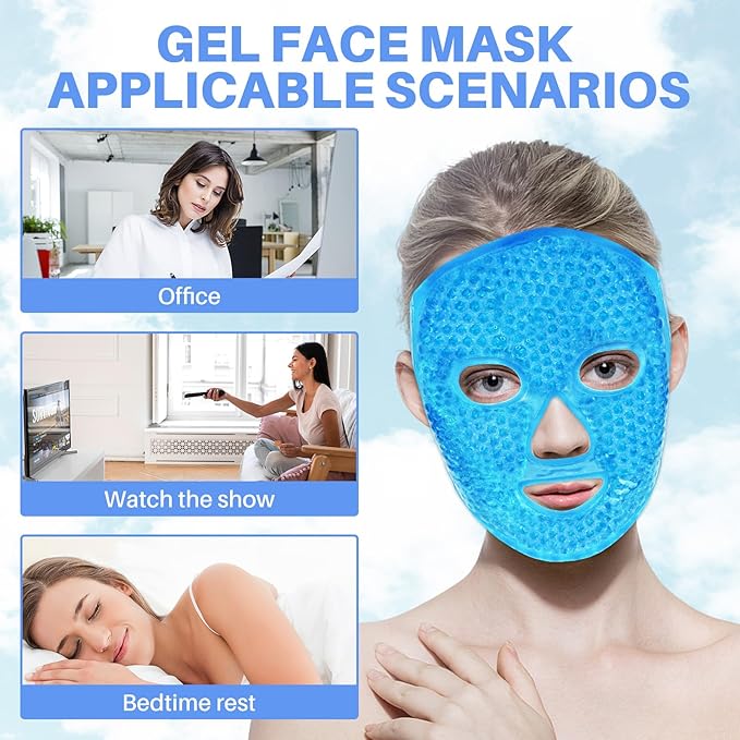 Ice pack cold face, eye