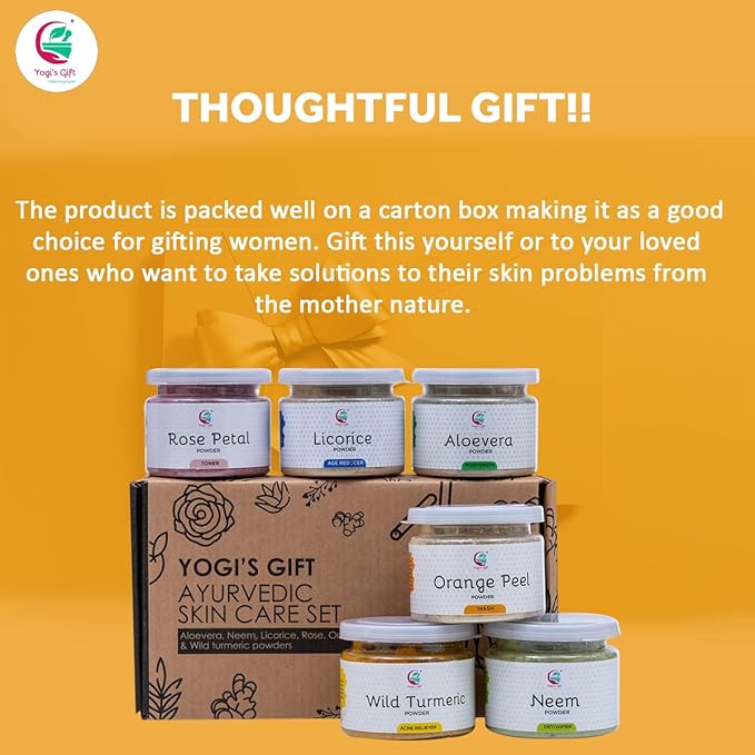Ayurvedic Skin Care Sampler | Six Powders in 1oz