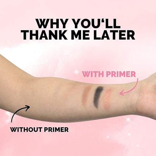 Elizabeth Mott Thank Me Later Eye Primer - Long-Lasting, Matte Eyeshadow Base for Oily Lids & Crease-Free Wear - Pore Minimizer, Wrinkle-Filling, Shine Control Formula - Smudge-Proof, Lightweight 10g