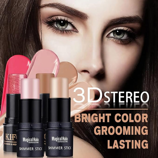 4PCS Contour Stick - Highlighter And Cream Blush