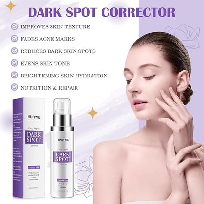 Dark Spot Corrector for Face & Body,Rapid Tone Repair Cream with Hyperpigmentation Treatment,Sun Spot, Age Spot & Melasma Remover,Dermatologist-Tested Brightening Retinol Serum (1.7 Fl Oz)