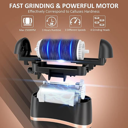 Foot file callus remover for