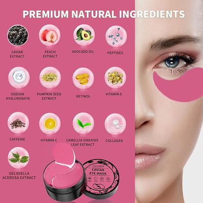 Under eye patches 70pcs, peach