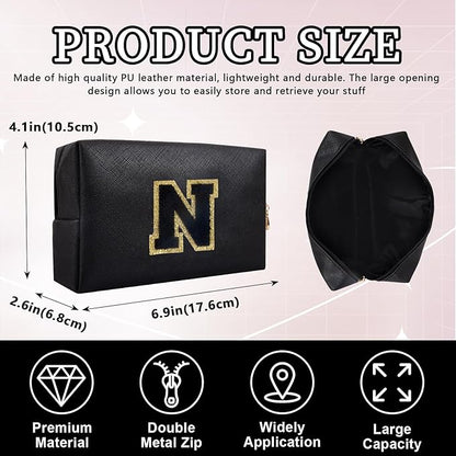 Personalized initial letter patch makeup