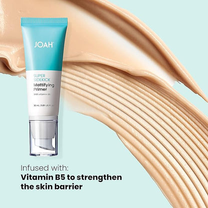 JOAH Beauty Super Sidekick Mattifying Makeup Primer, Pore 1.01 Oz