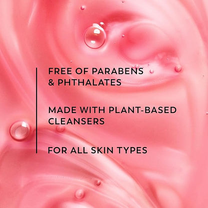 Olay Body Wash for Women, Fresh Radiance, Refreshing & Renewing, Made with Plant Based Cleansers, B3 Botanical Complex, For All Skin Types, Watermelon & Agave Scent, 22 fl oz (Pack of 4)