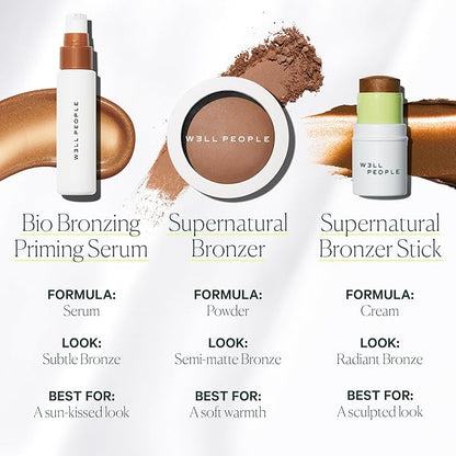 Well People Bio Bronzing Priming Serum, Nourishing Primer