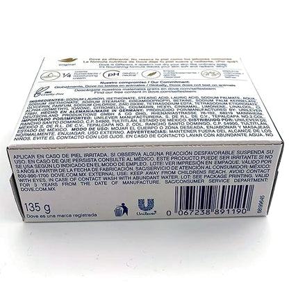 White Moisturizing Cream Beauty Bar Dove 3.75 oz Soap(3 pack)