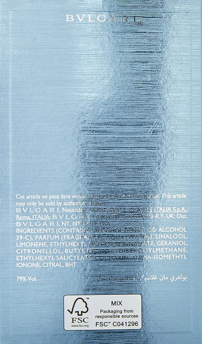 Bvlgari Man Glacial Essence for Men - 2 oz EDP Spray