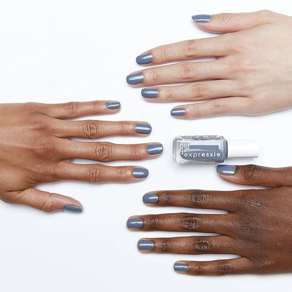 Essie expressie, Quick-Dry Nail Polish, 8-Free Vegan, Slate Vegan,