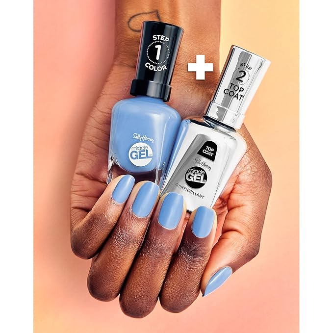 Sally Hansen Miracle Gel™, Proper Prose, Long Lasting, Gel-Like Formula, No UV Lamp Needed, Red Nail Polish