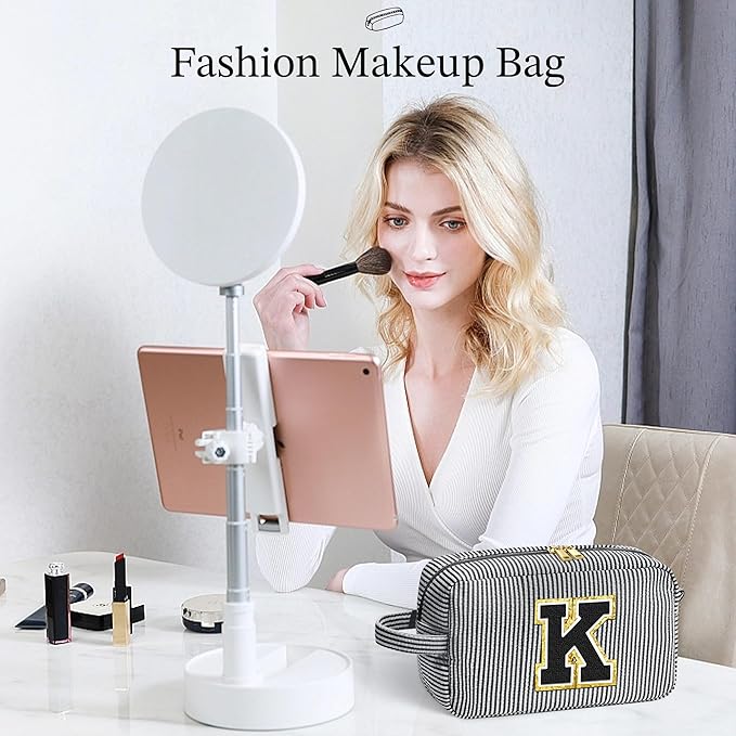 YOOLIFE Initial Makeup Bag -