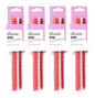 Mebco Pocket Brush 3 Row Various Color (4 pieces, Pink)